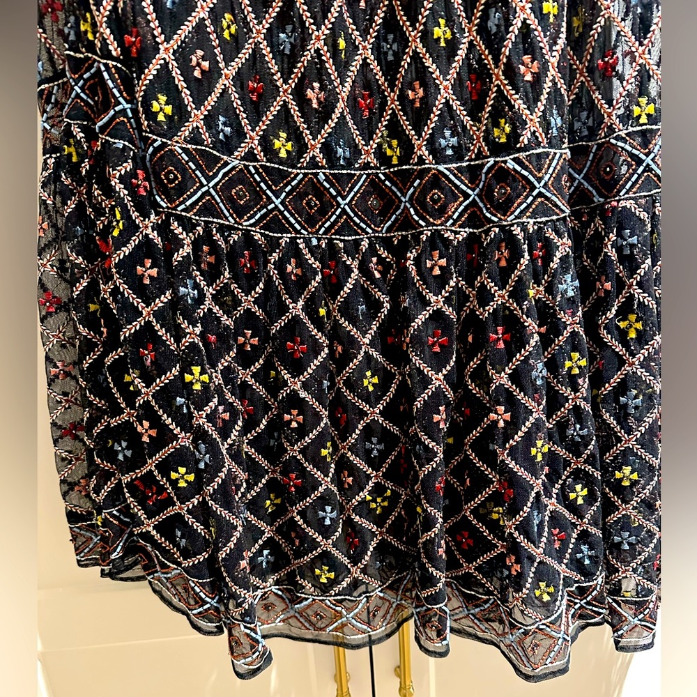 Tularosa Lexi beaded embroidered maxi skirt - Picture 5 of 12